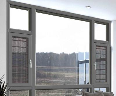 金昌门窗加工厂专业指南 断桥铝门窗框结构施工与百叶窗安装详解